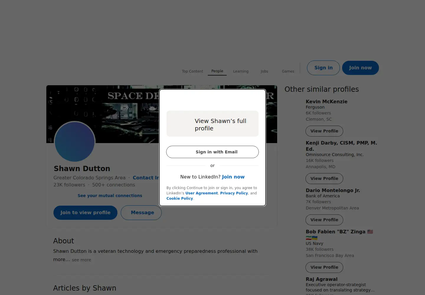 Screenshot of shawndutton.com