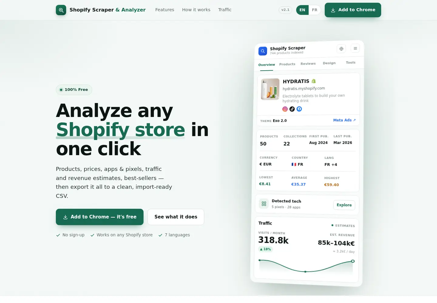 Screenshot of shopiscanner.com