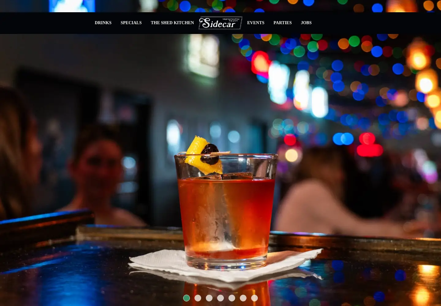 Screenshot of sidecarbarsd.com