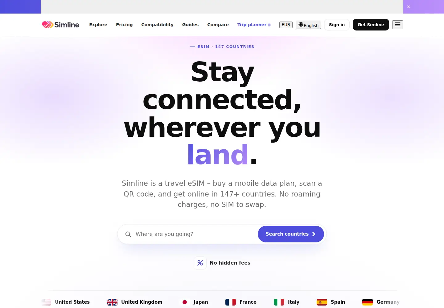 Screenshot of simline.com
