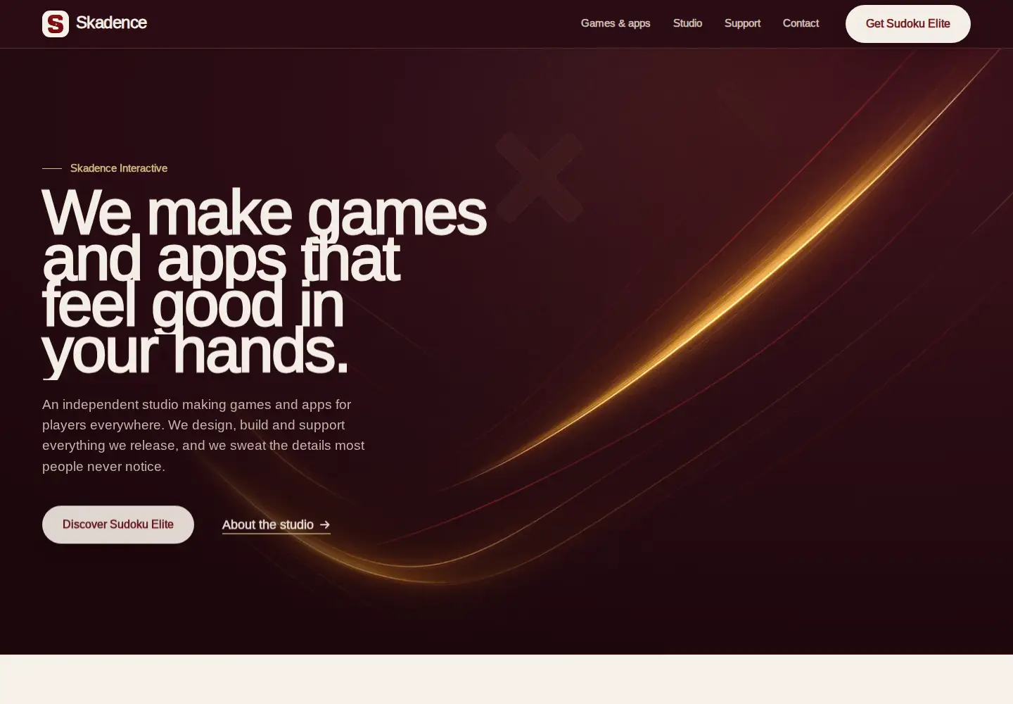 Screenshot of skadence.com