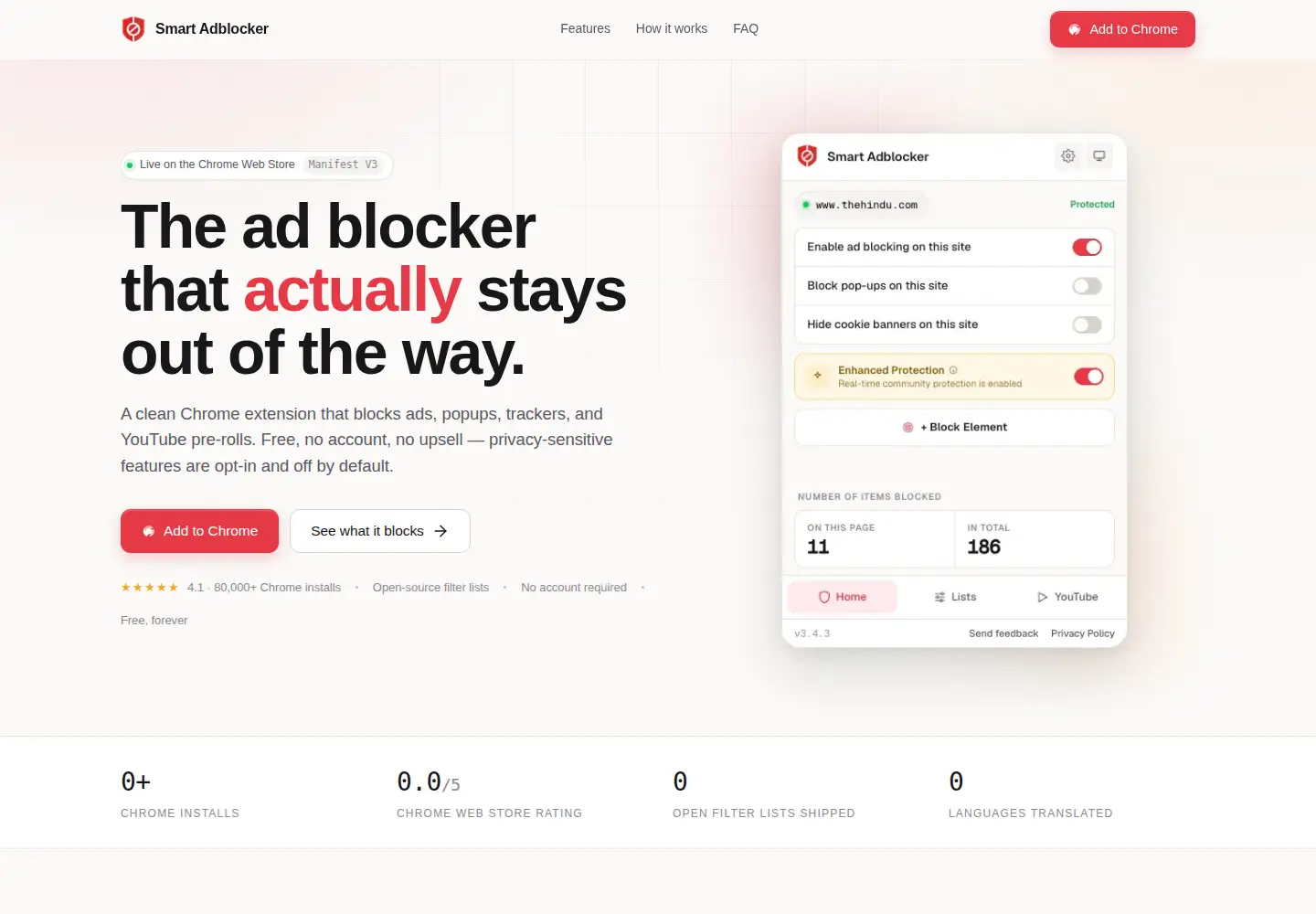 Screenshot of smartadblocker.com