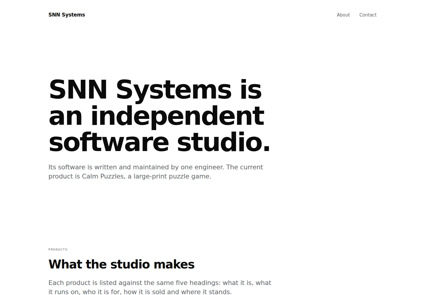 Screenshot of snnsystems.com