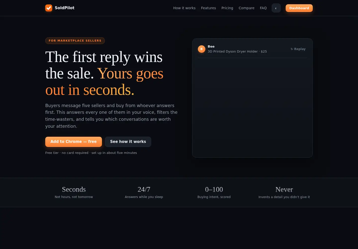 Screenshot of soldpilot.com