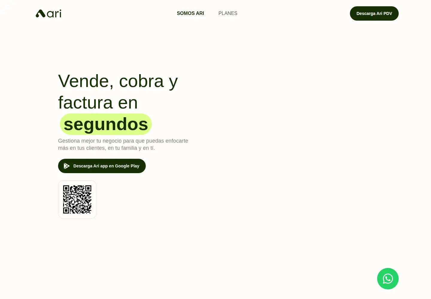 Screenshot of somosari.com
