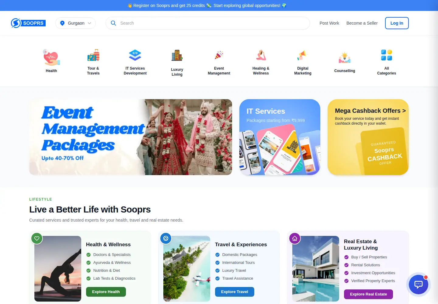 Screenshot of sooprs.com