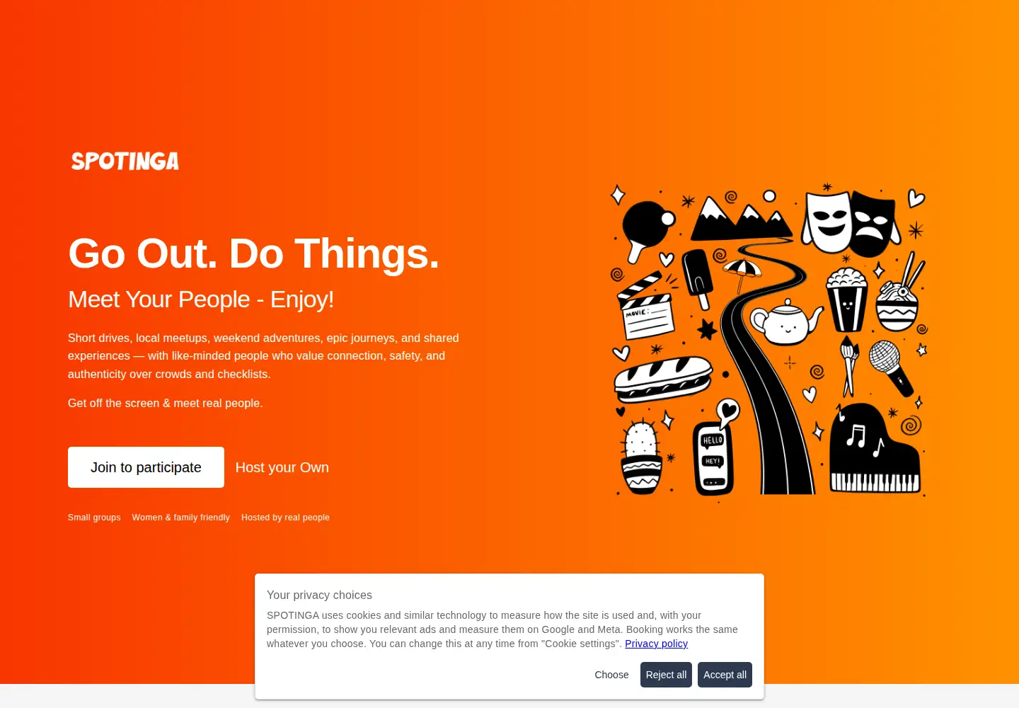Screenshot of spotinga.com
