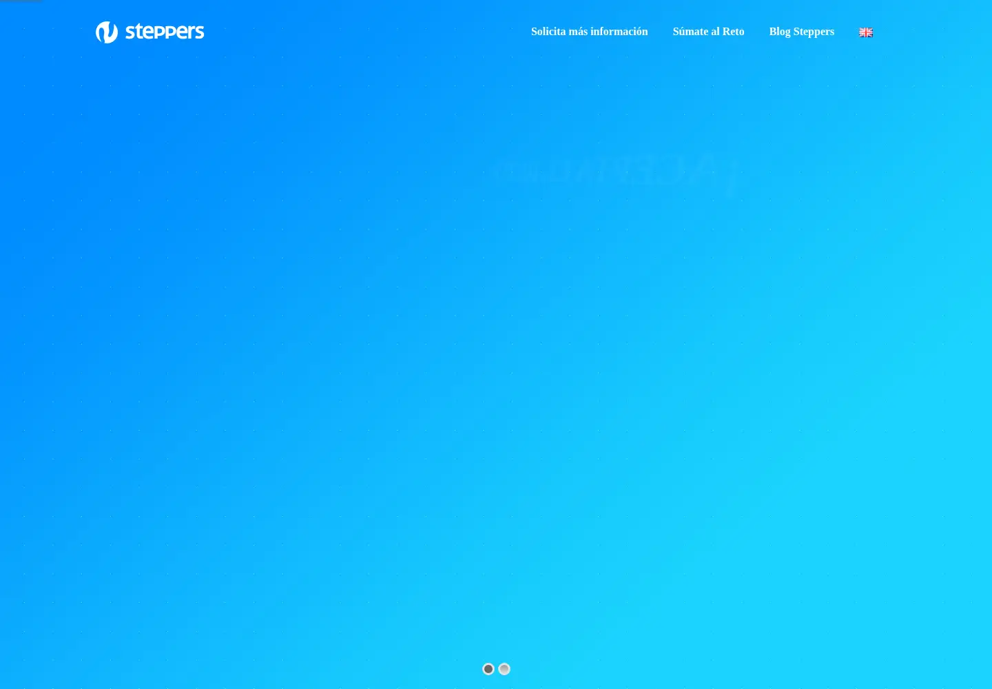 Screenshot of steppersapp.com