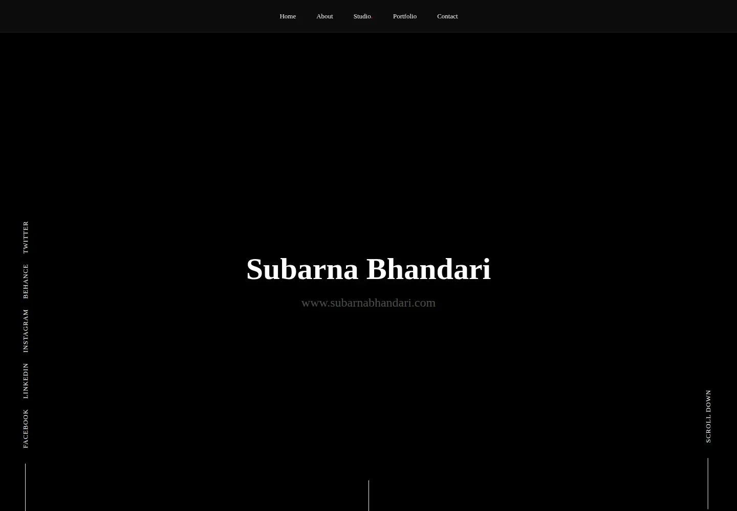 Screenshot of subarnabhandari.com