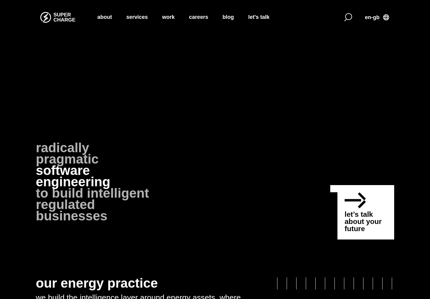 Screenshot of superchargehq.com