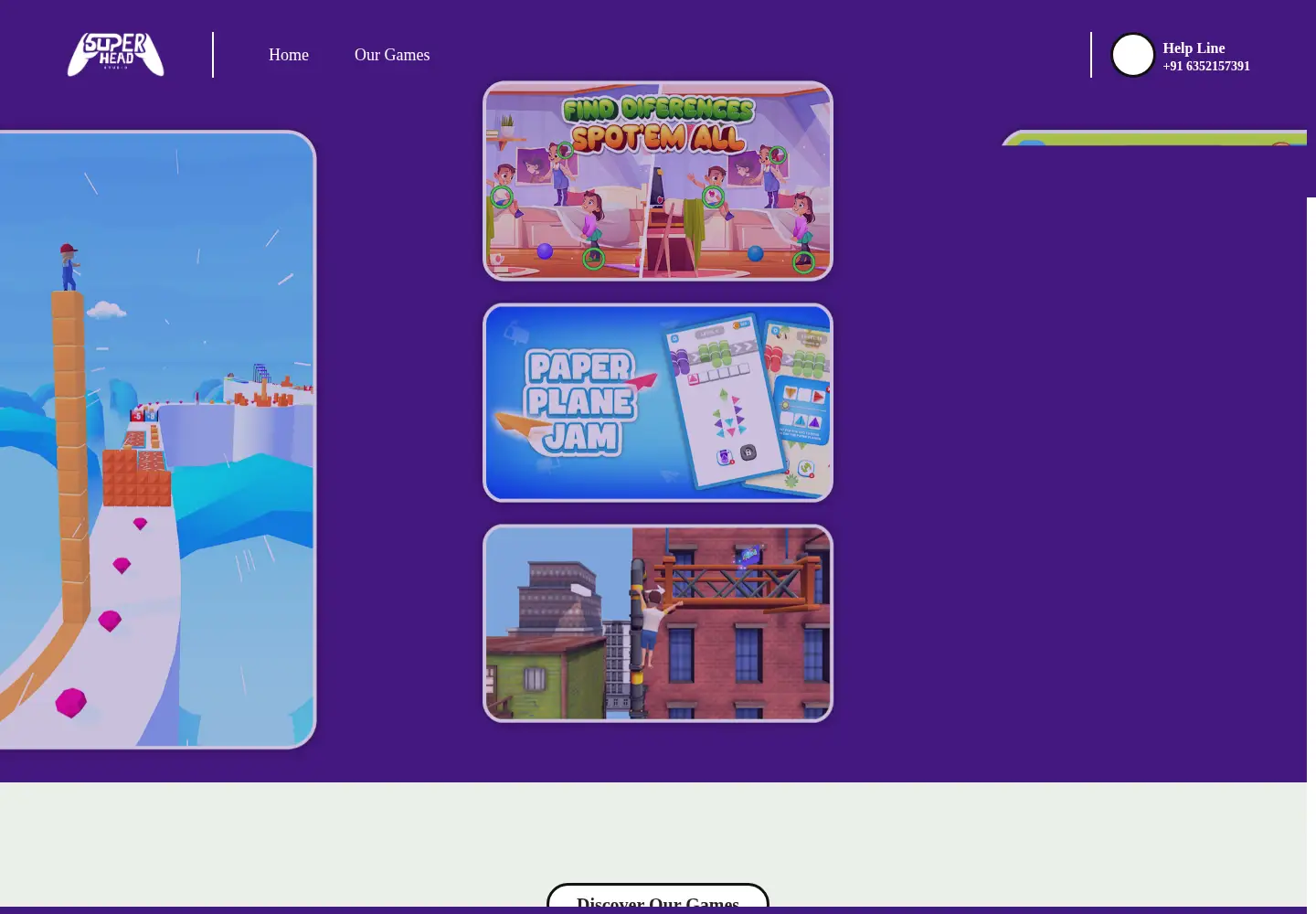 Screenshot of superheadstudio.com