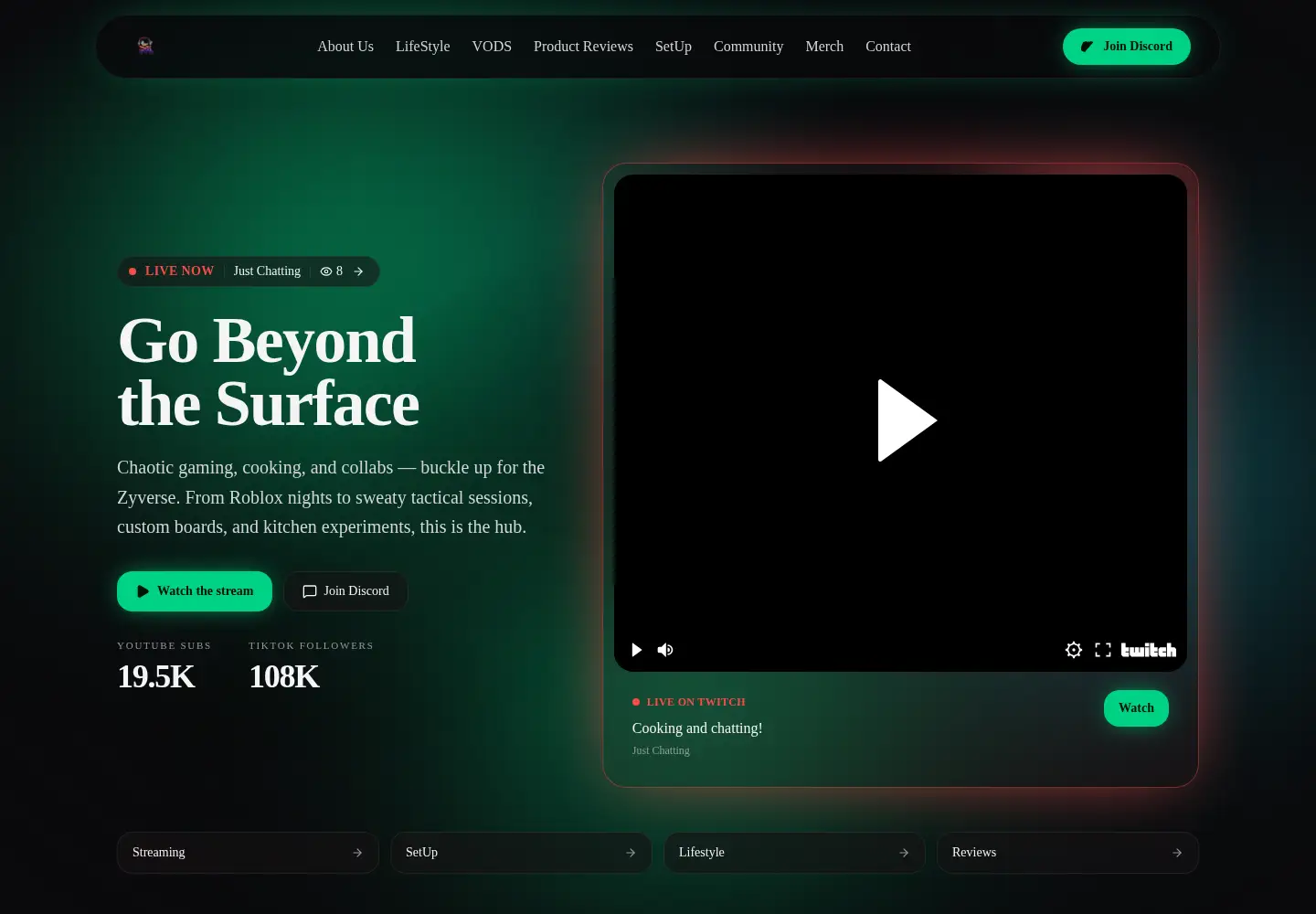 Screenshot of superzydanofficial.com