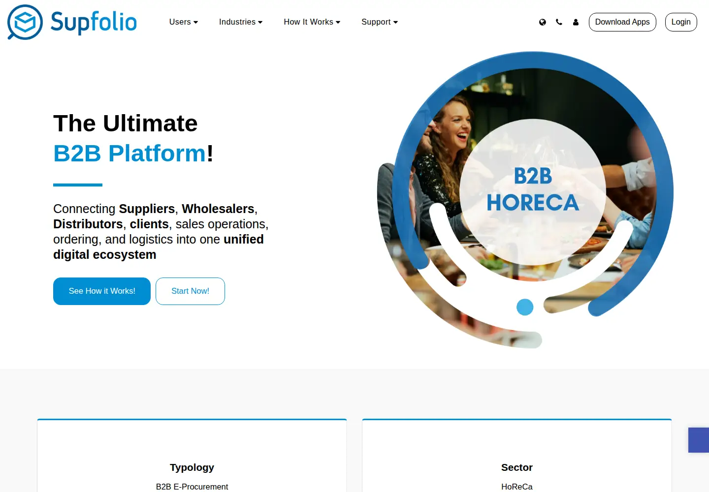 Screenshot of supfolio.com
