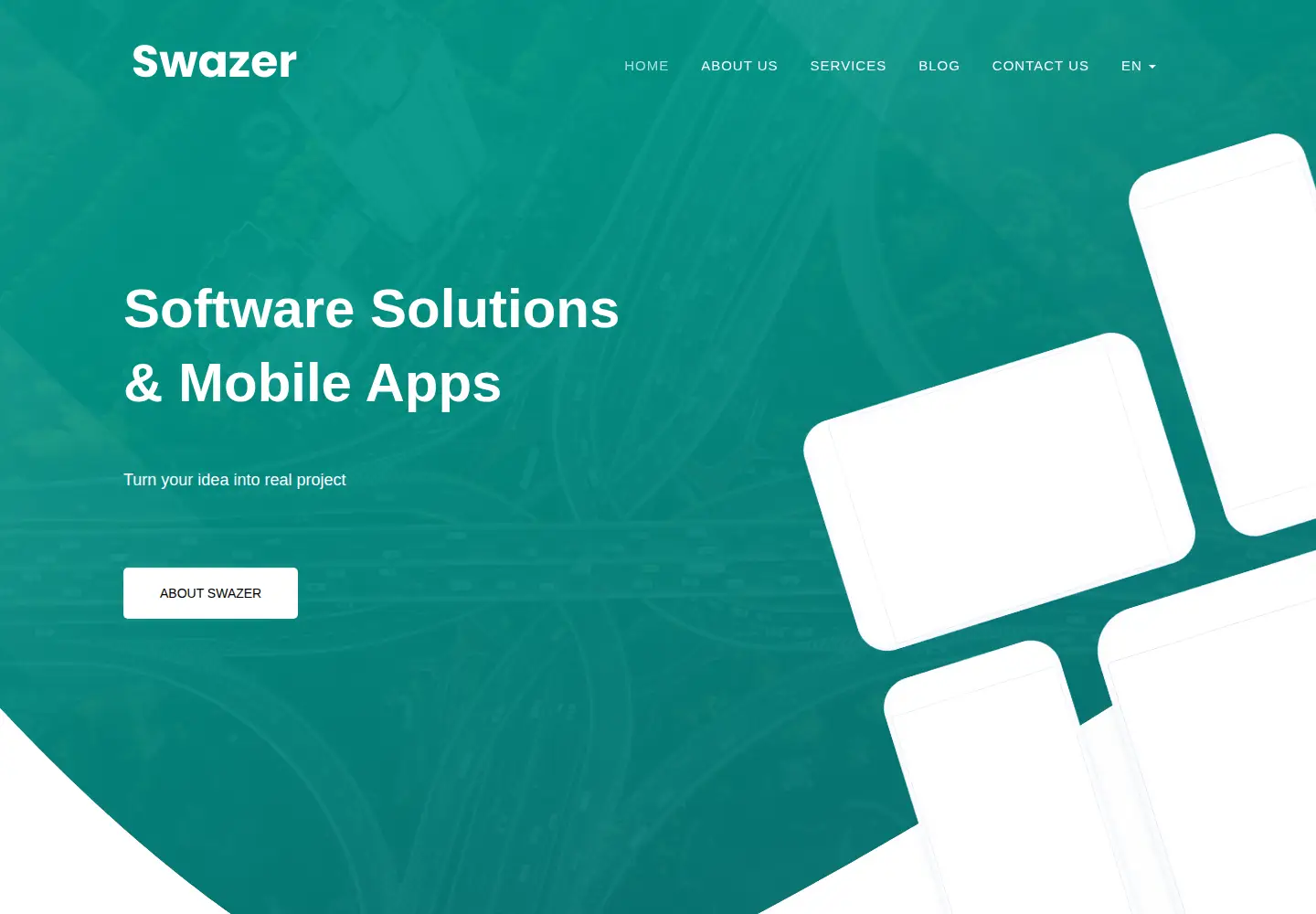 Captured homepage of swazerlab.com in the current scan