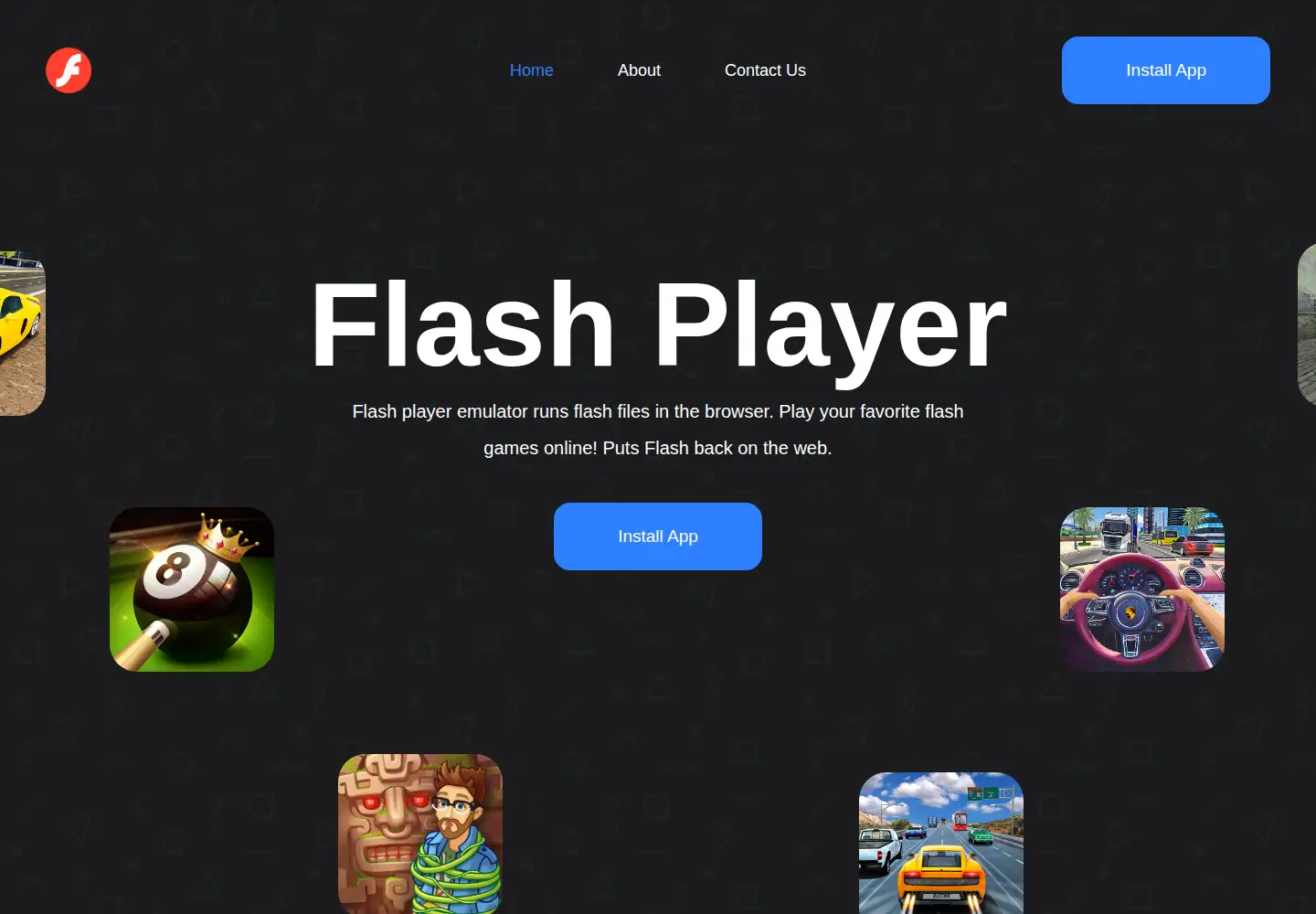 Captured homepage of swf2play.com in the current scan