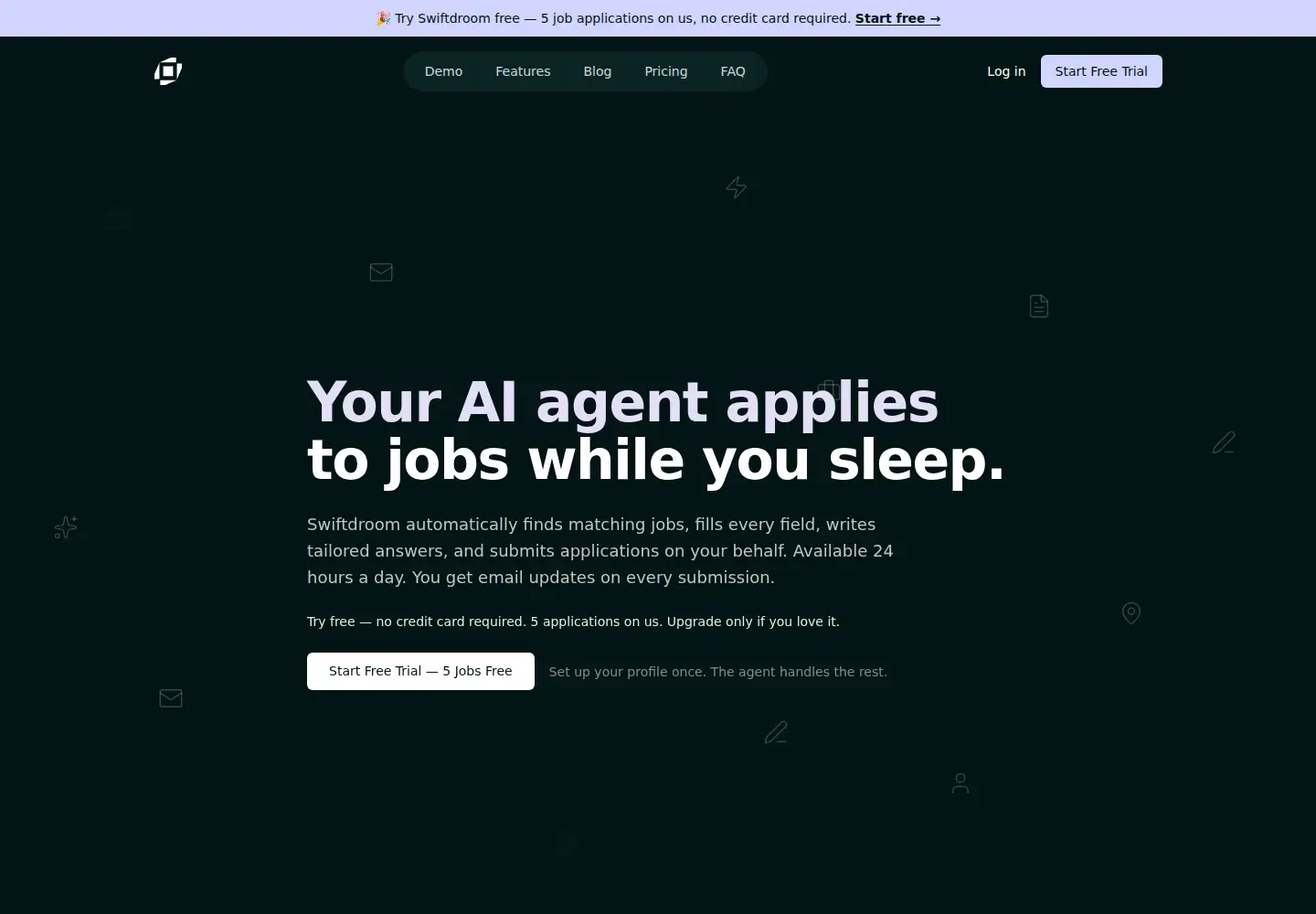Screenshot of swiftdroom.com