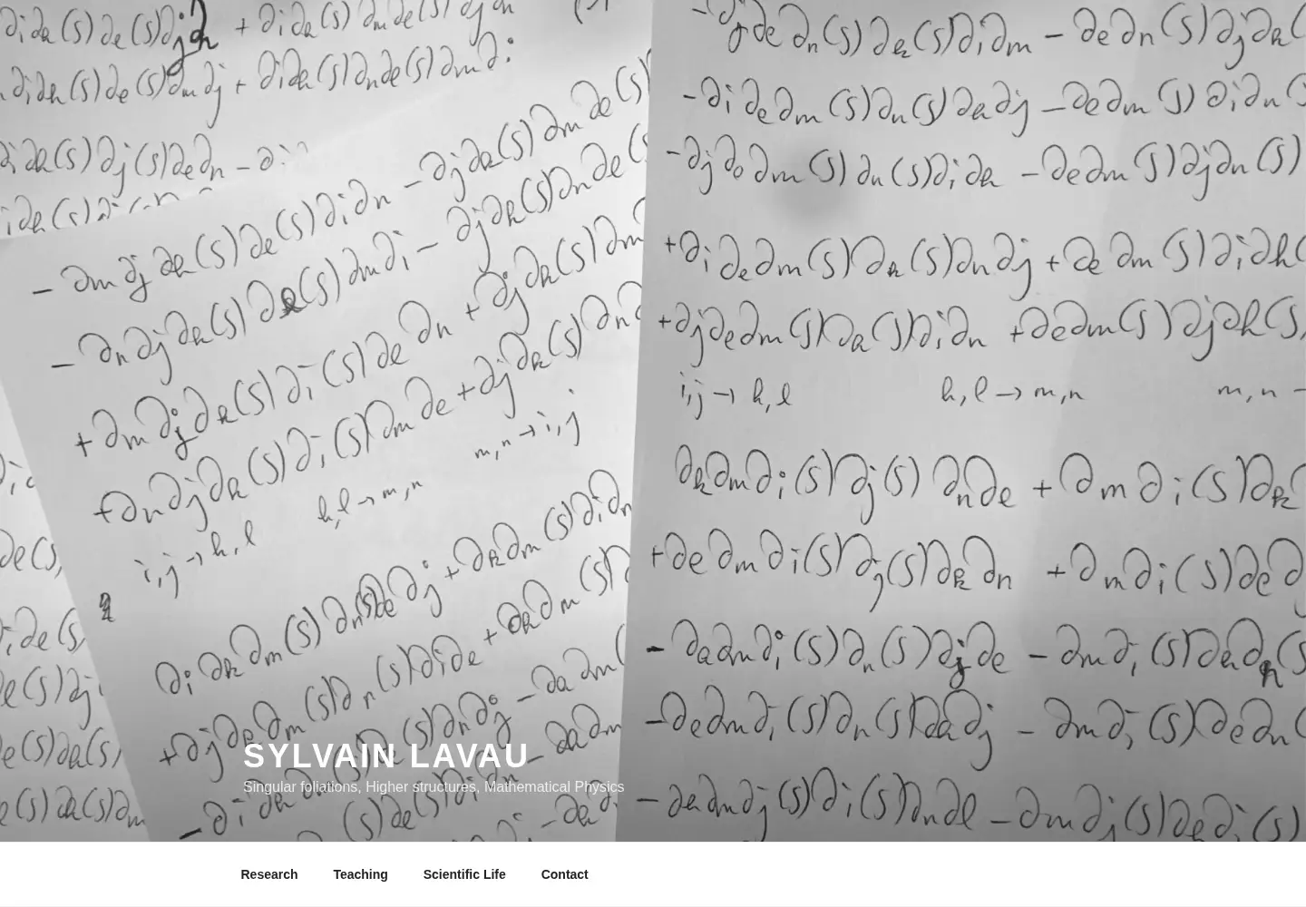 Screenshot of sylvainlavau.com