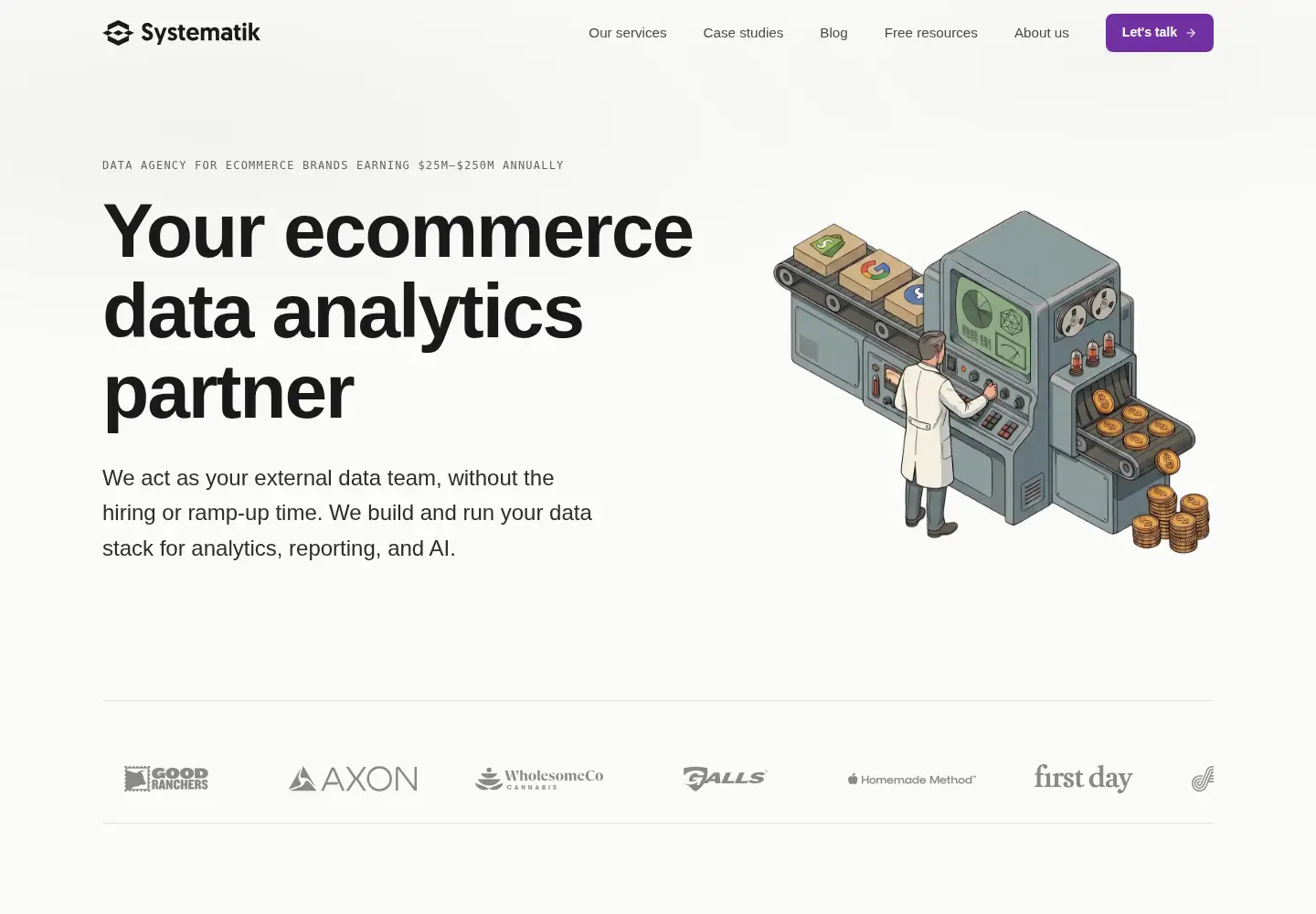 Screenshot of systematikdata.com
