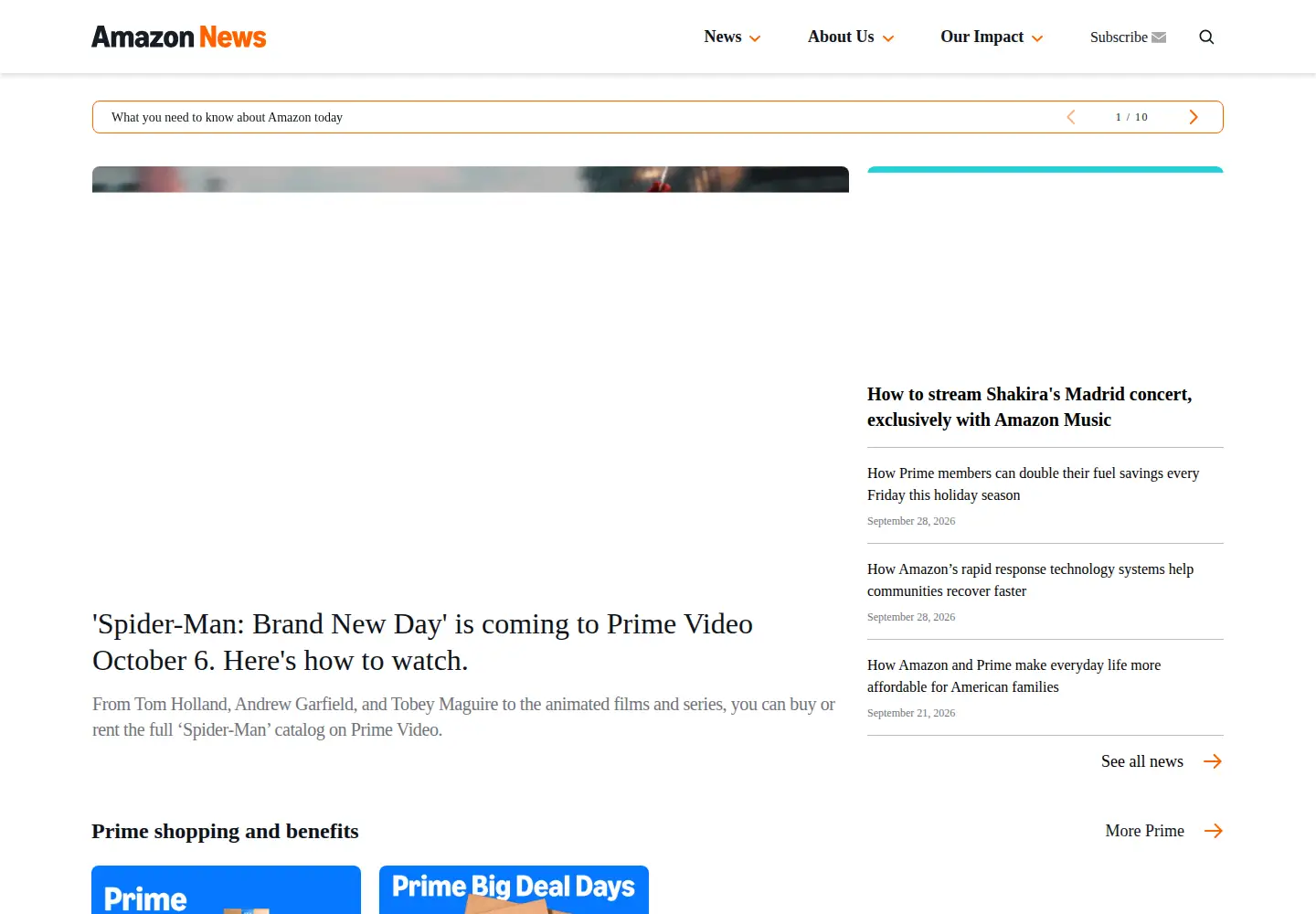 Screenshot of aboutamazon.com