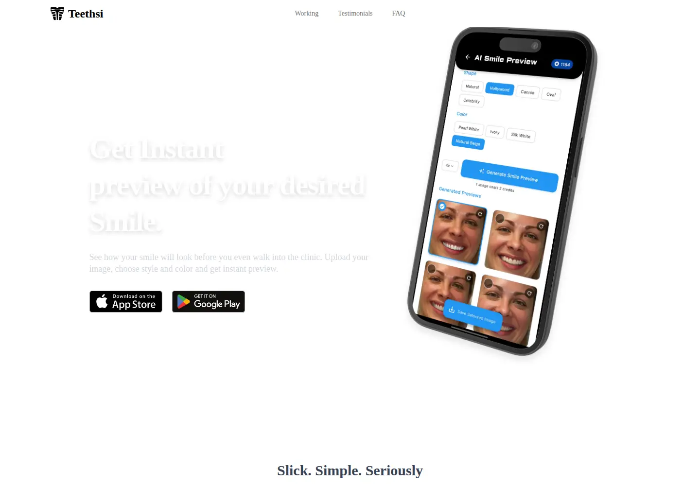 Screenshot of teethsi.com