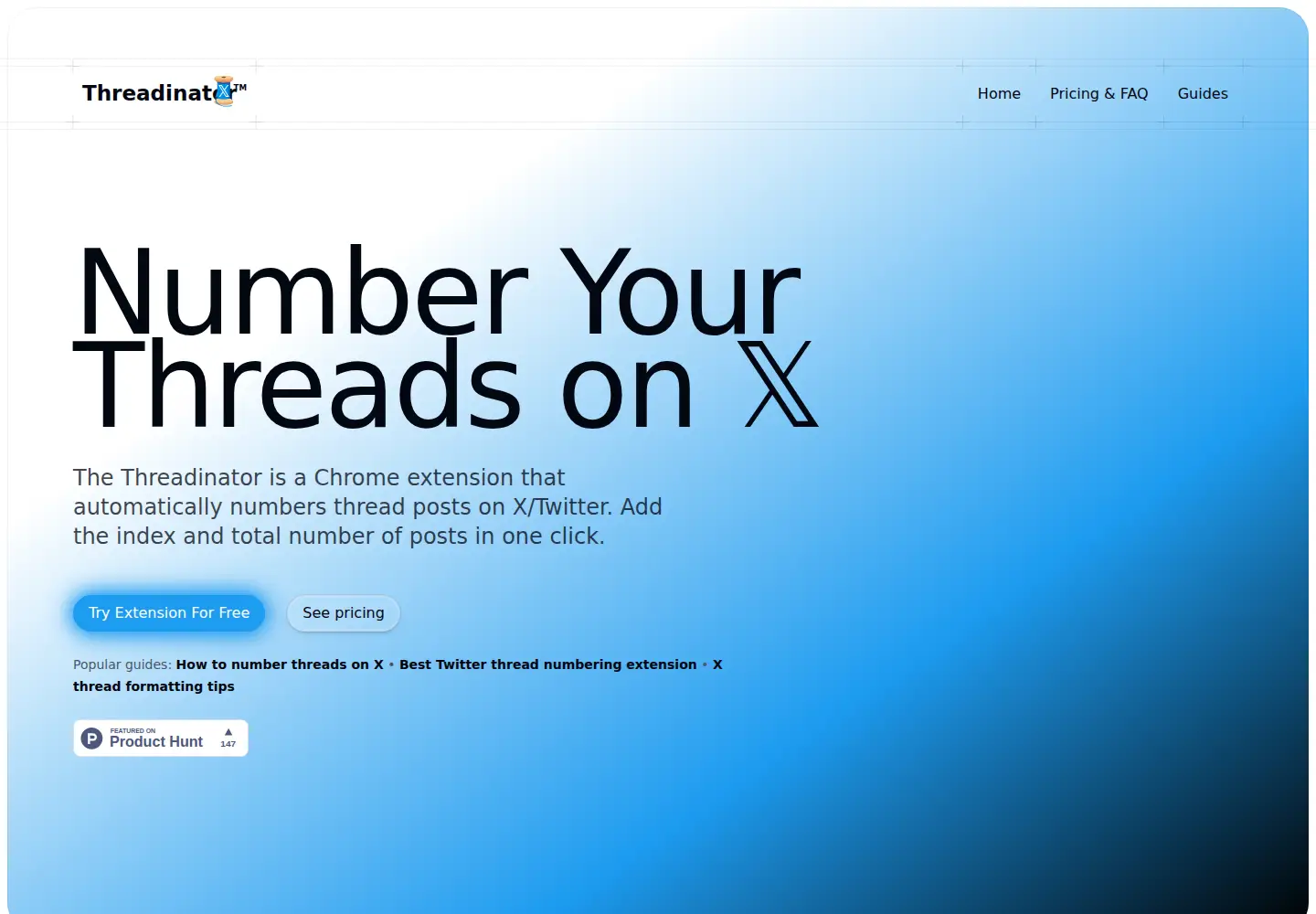 Screenshot of the-threadinator.com
