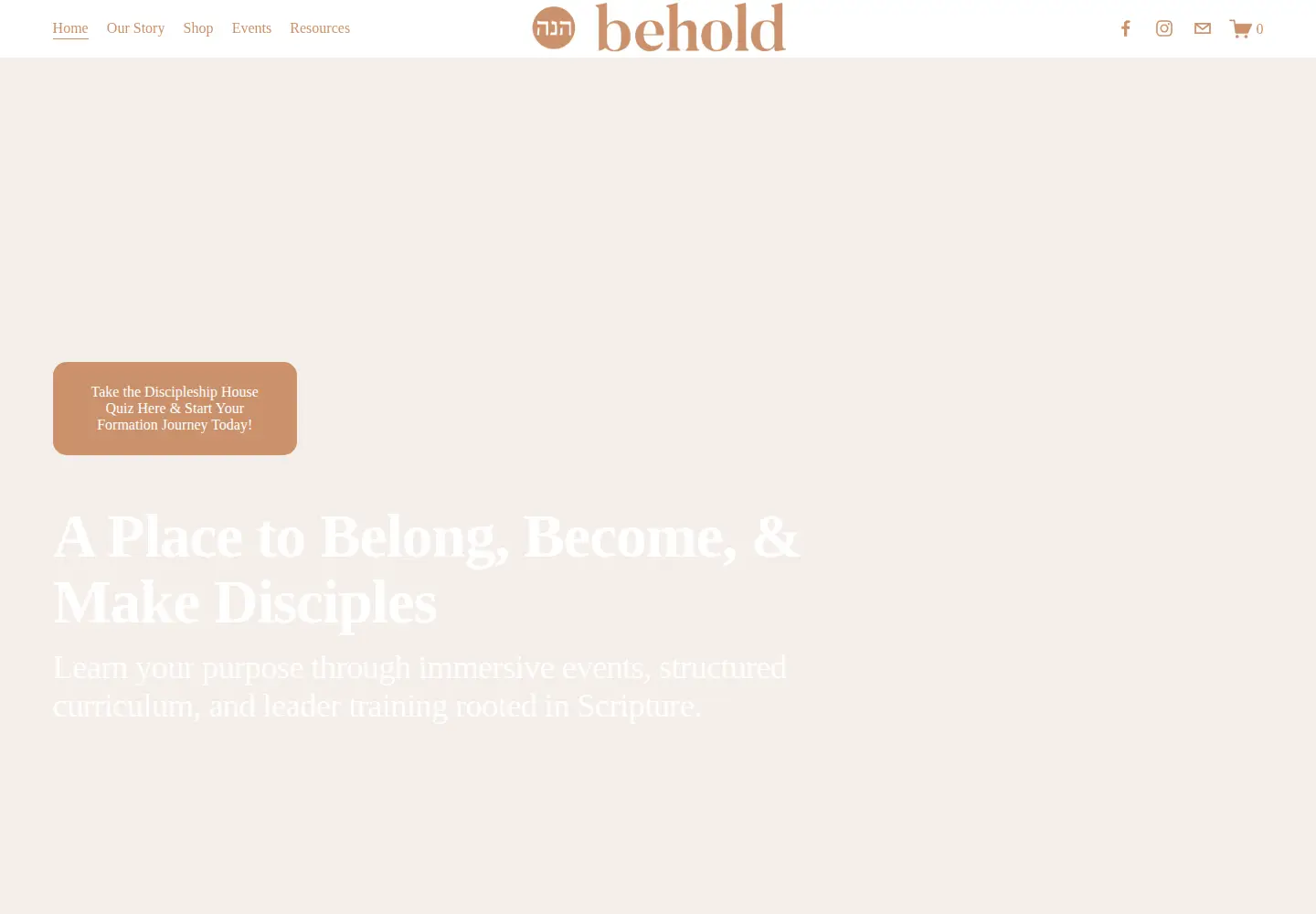 Screenshot of thebeholdcollective.com