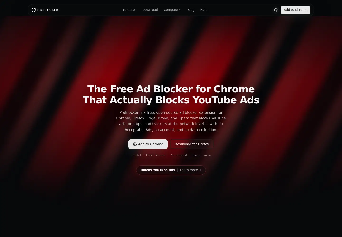 Screenshot of theproblocker.com