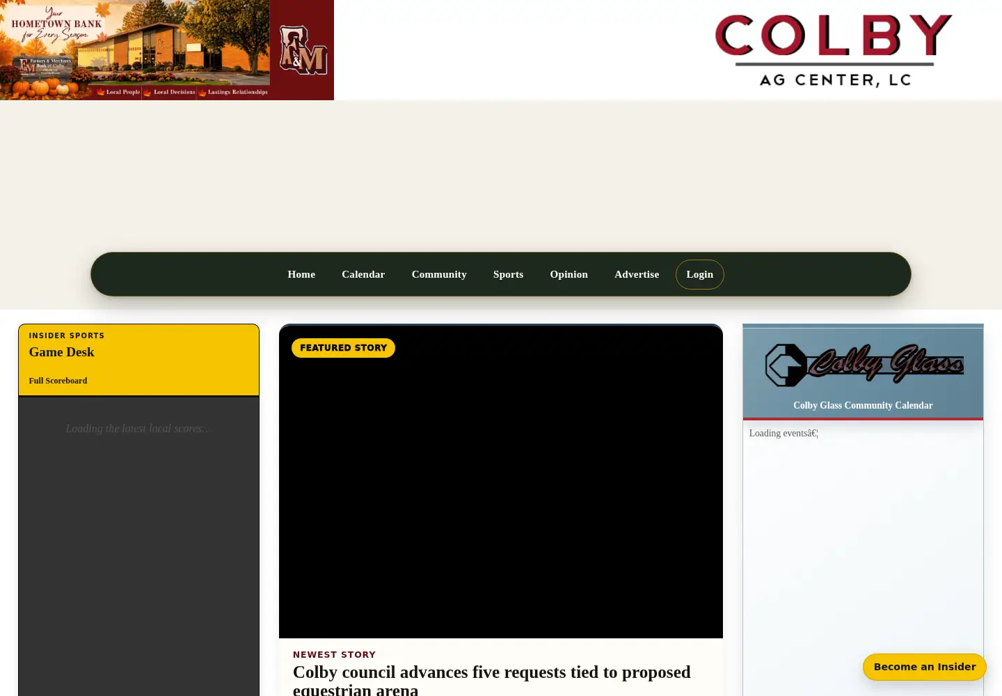 Screenshot of thesunflowerstandard.com