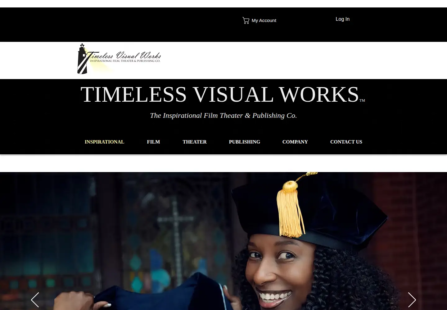 Screenshot of timelessvisualworks.com
