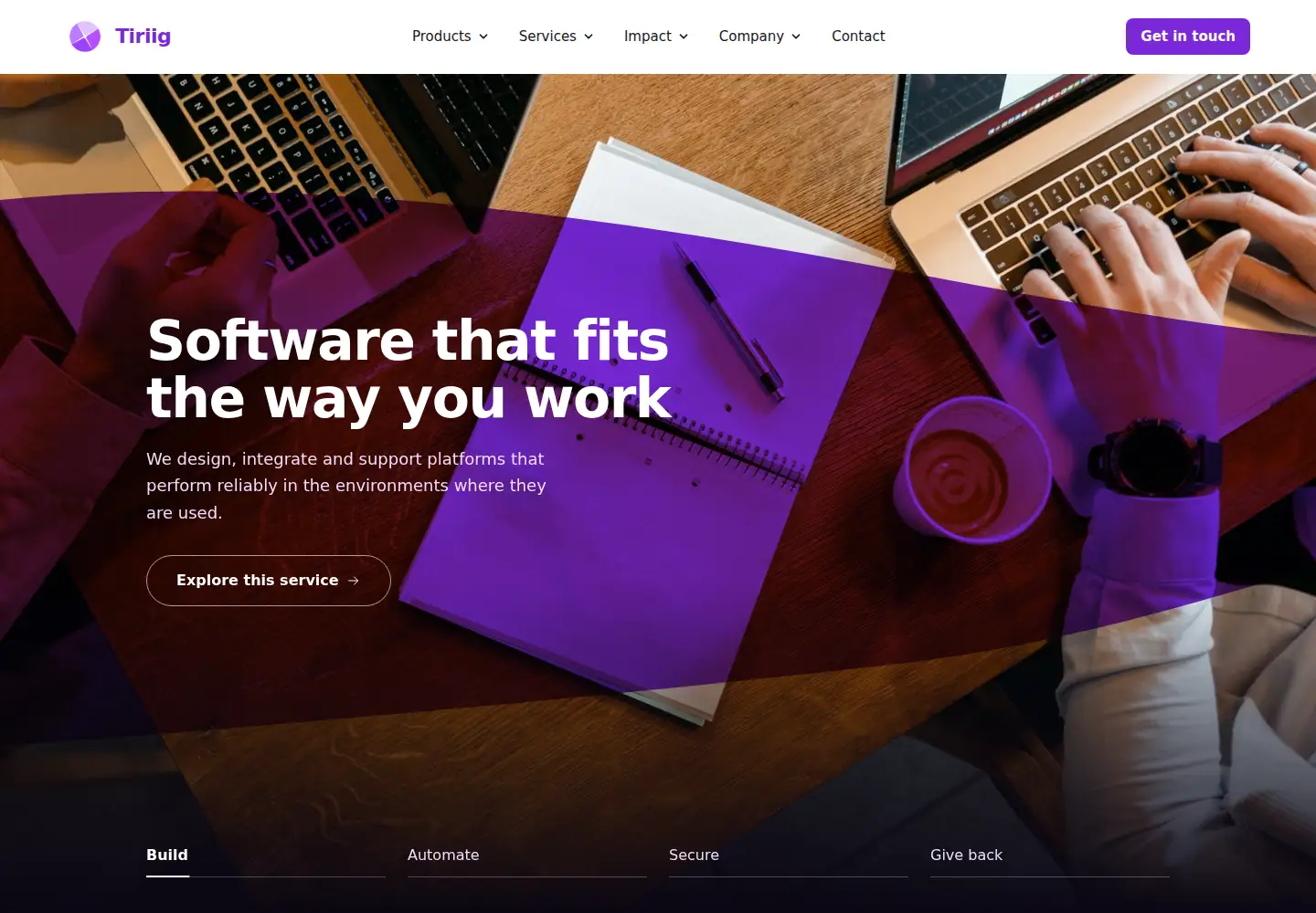 Screenshot of tiriig.com