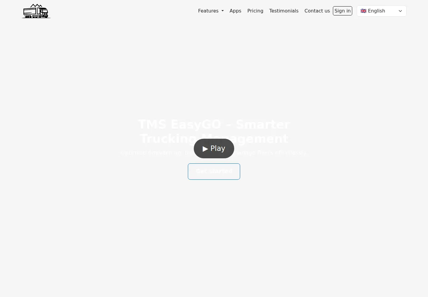 Screenshot of tms-easygo.com