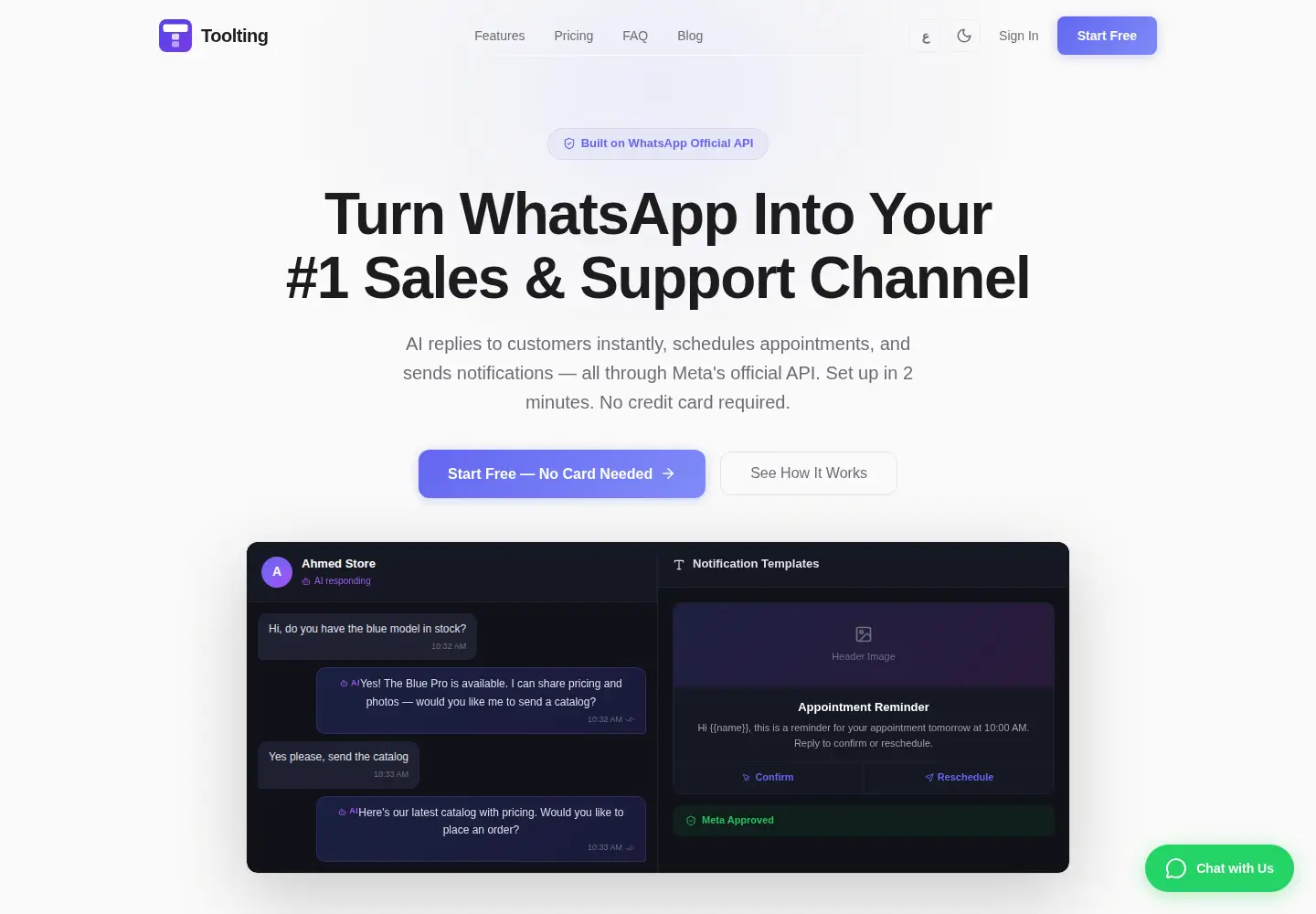 Screenshot of toolting.com