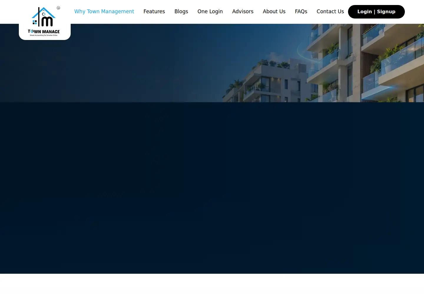 Screenshot of townmanage.com