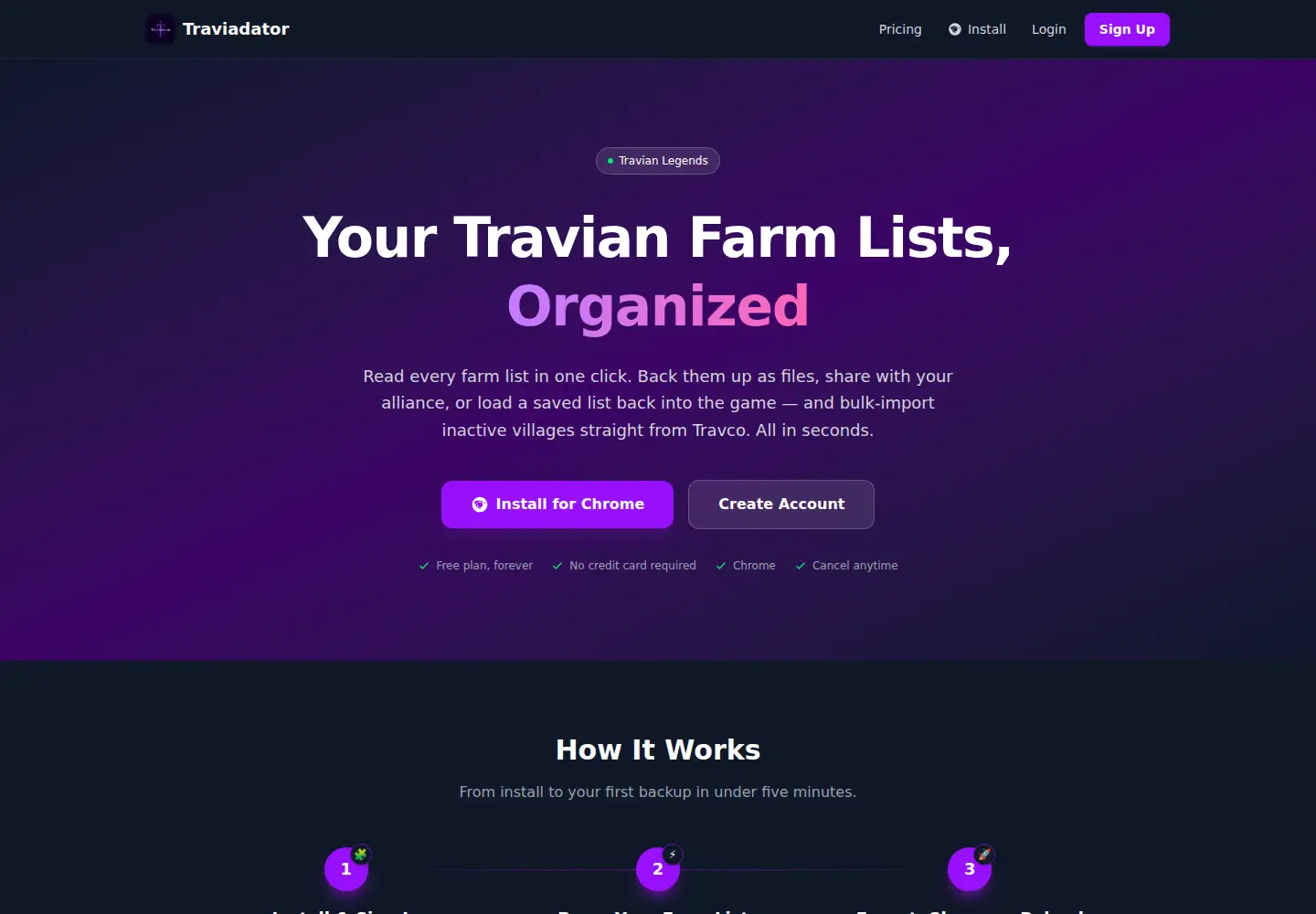 Screenshot of traviadator.com