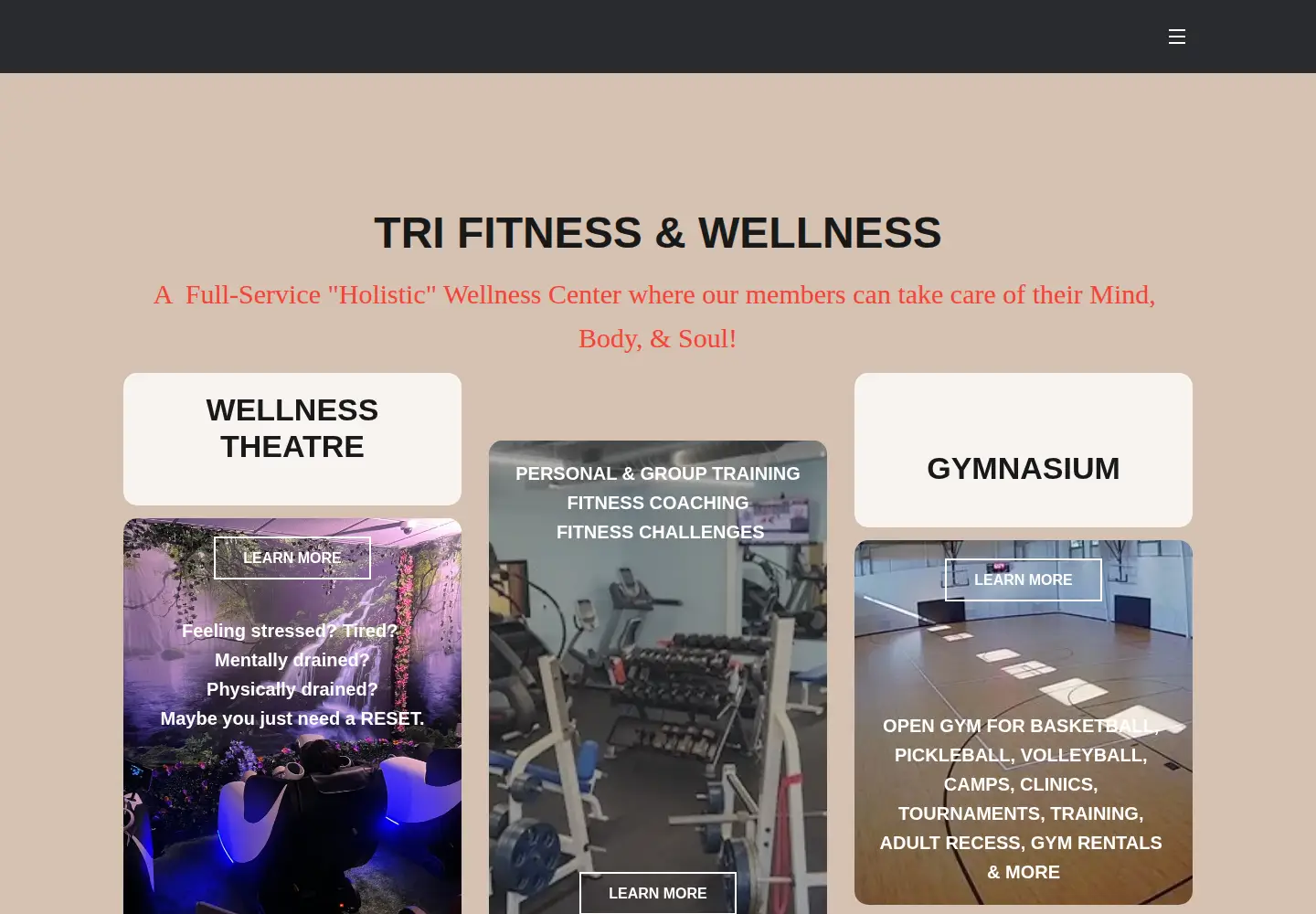 Screenshot of trifit3.com