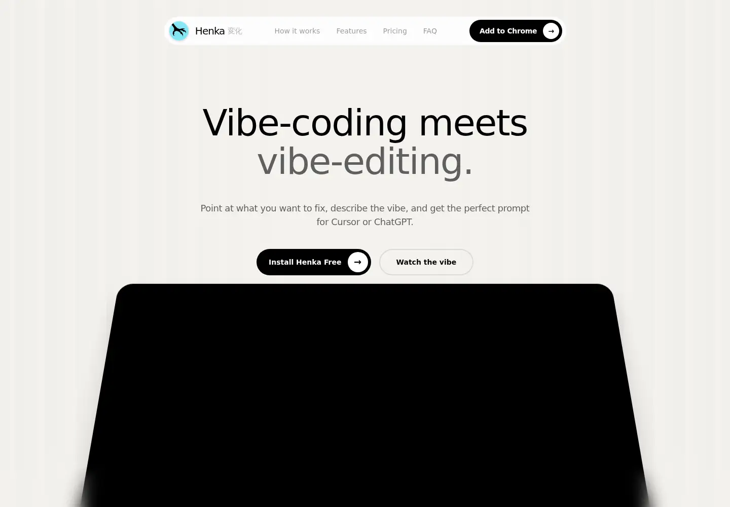 Screenshot of tryhenka.com