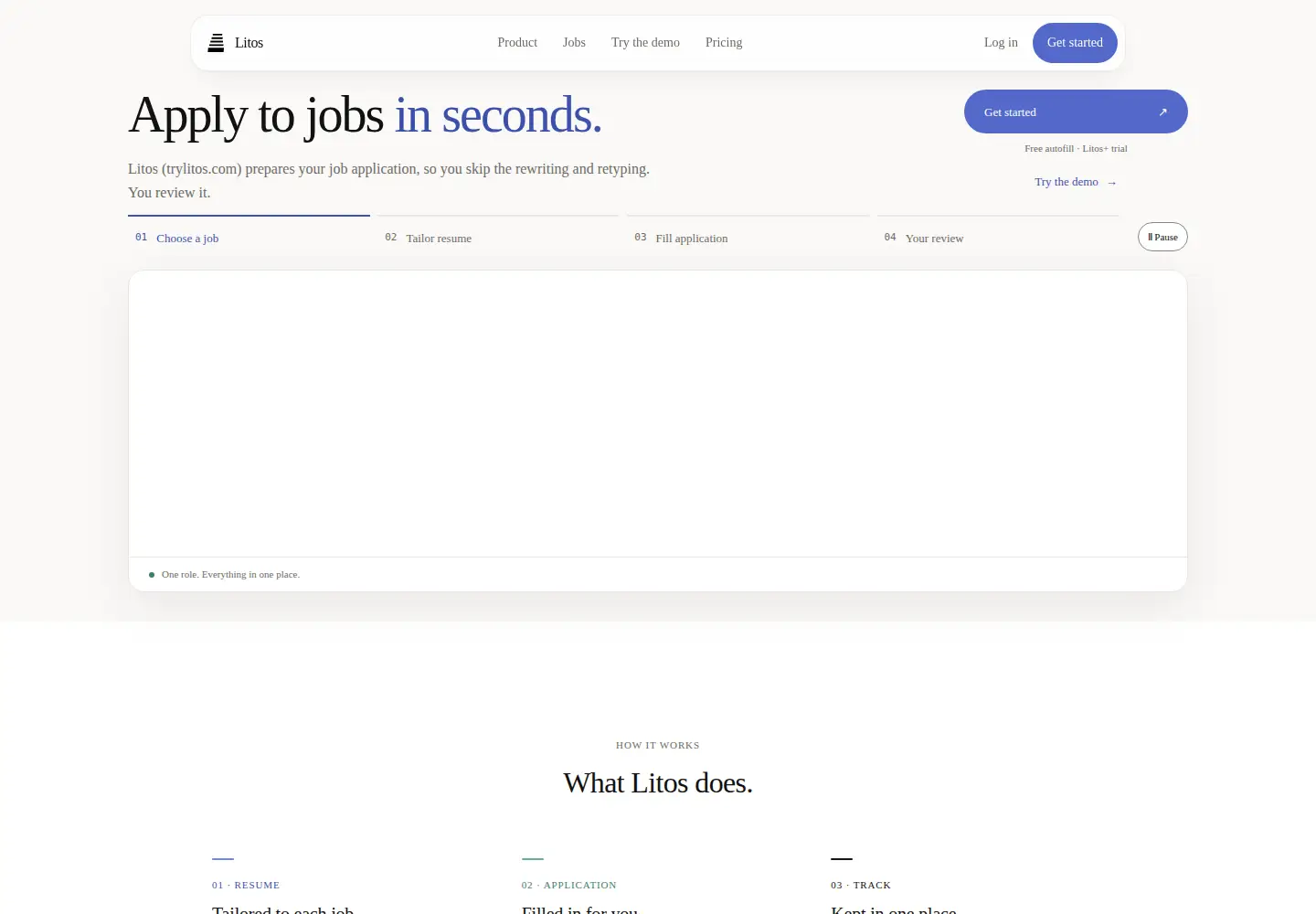 Screenshot of trylitos.com