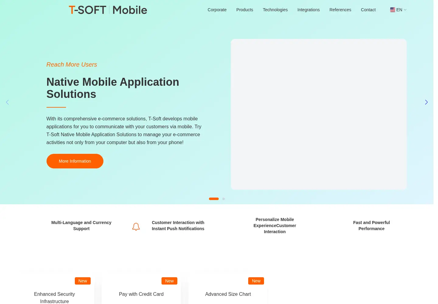 Screenshot of tsoftmobile.com
