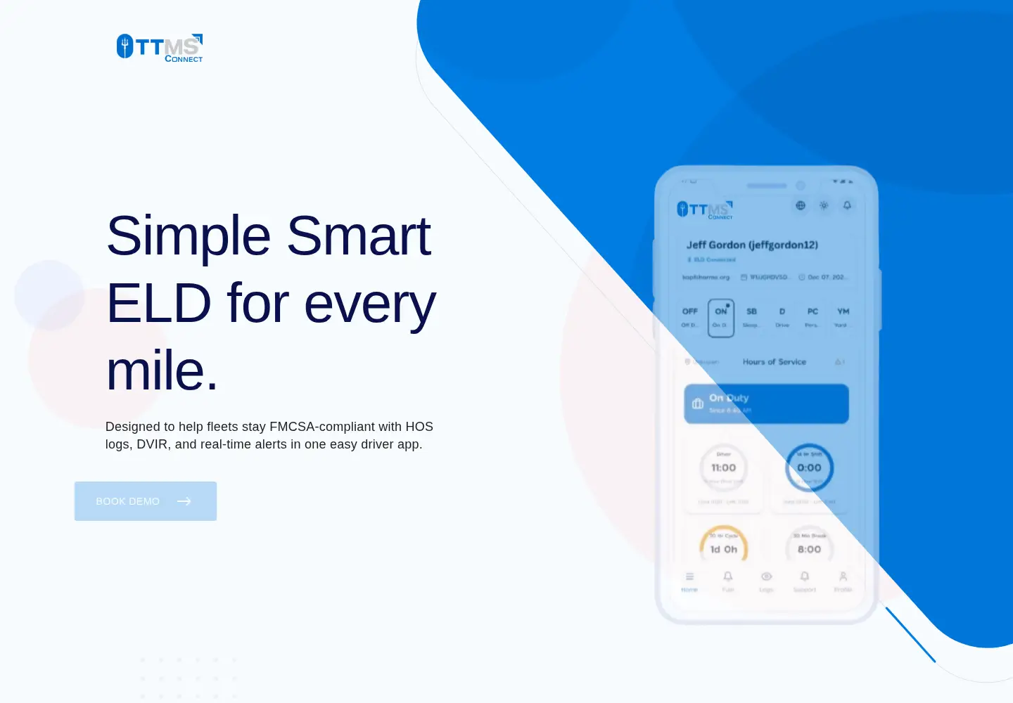 Screenshot of ttmsconnect.com