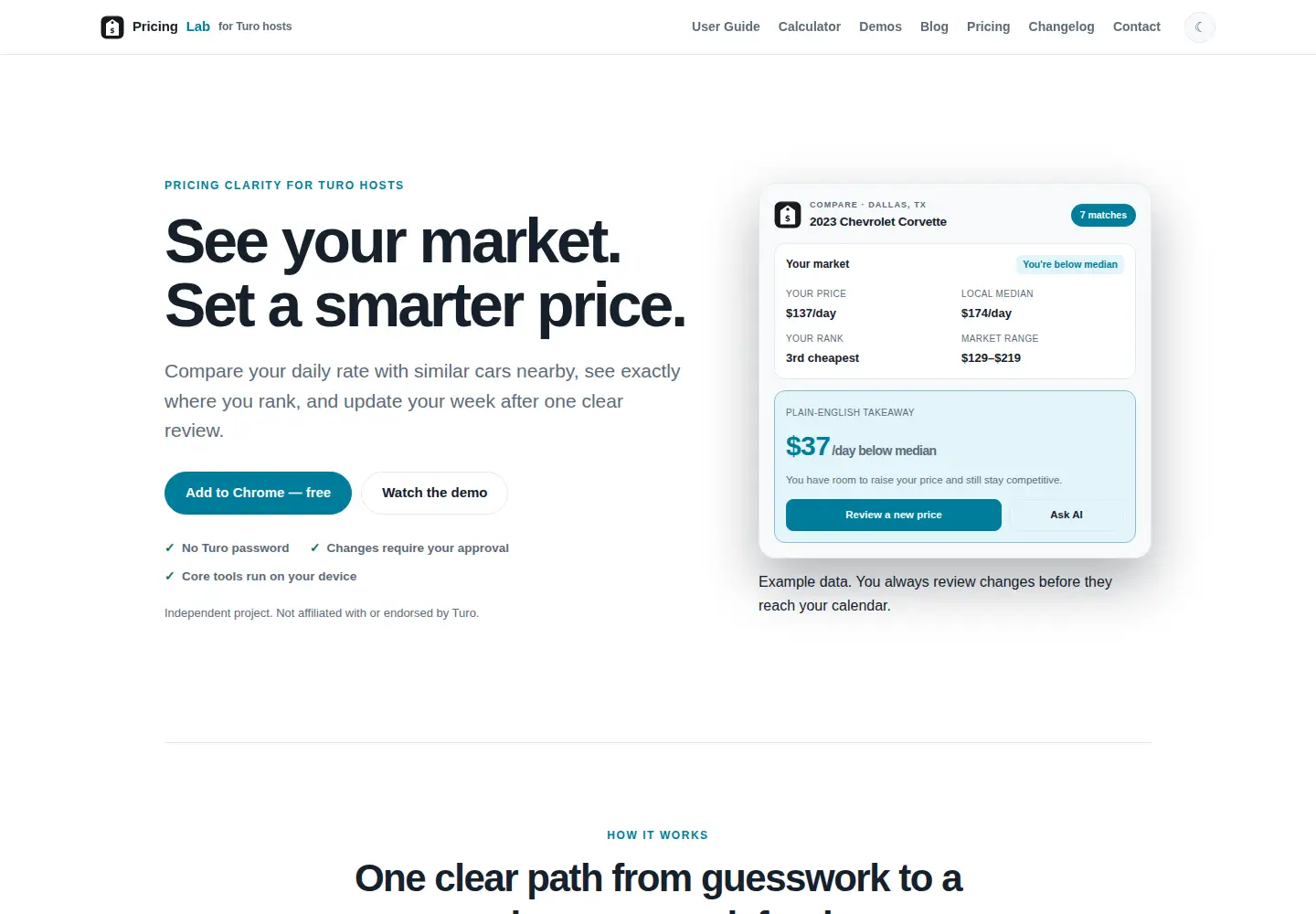 Screenshot of turopricinglab.com