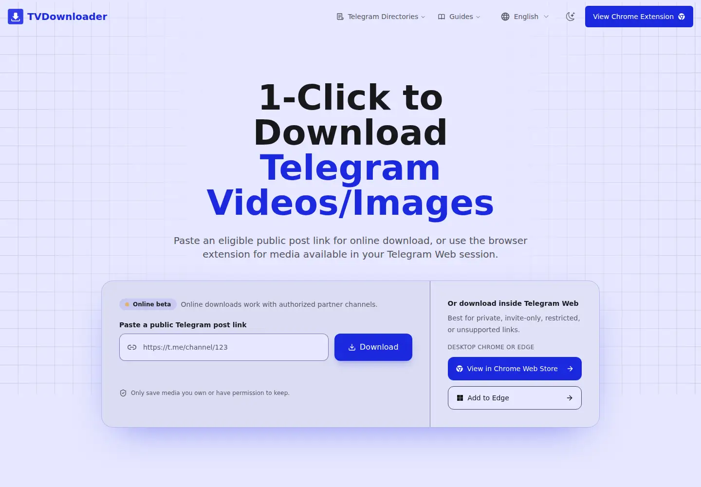 Screenshot of tvdownloader.com