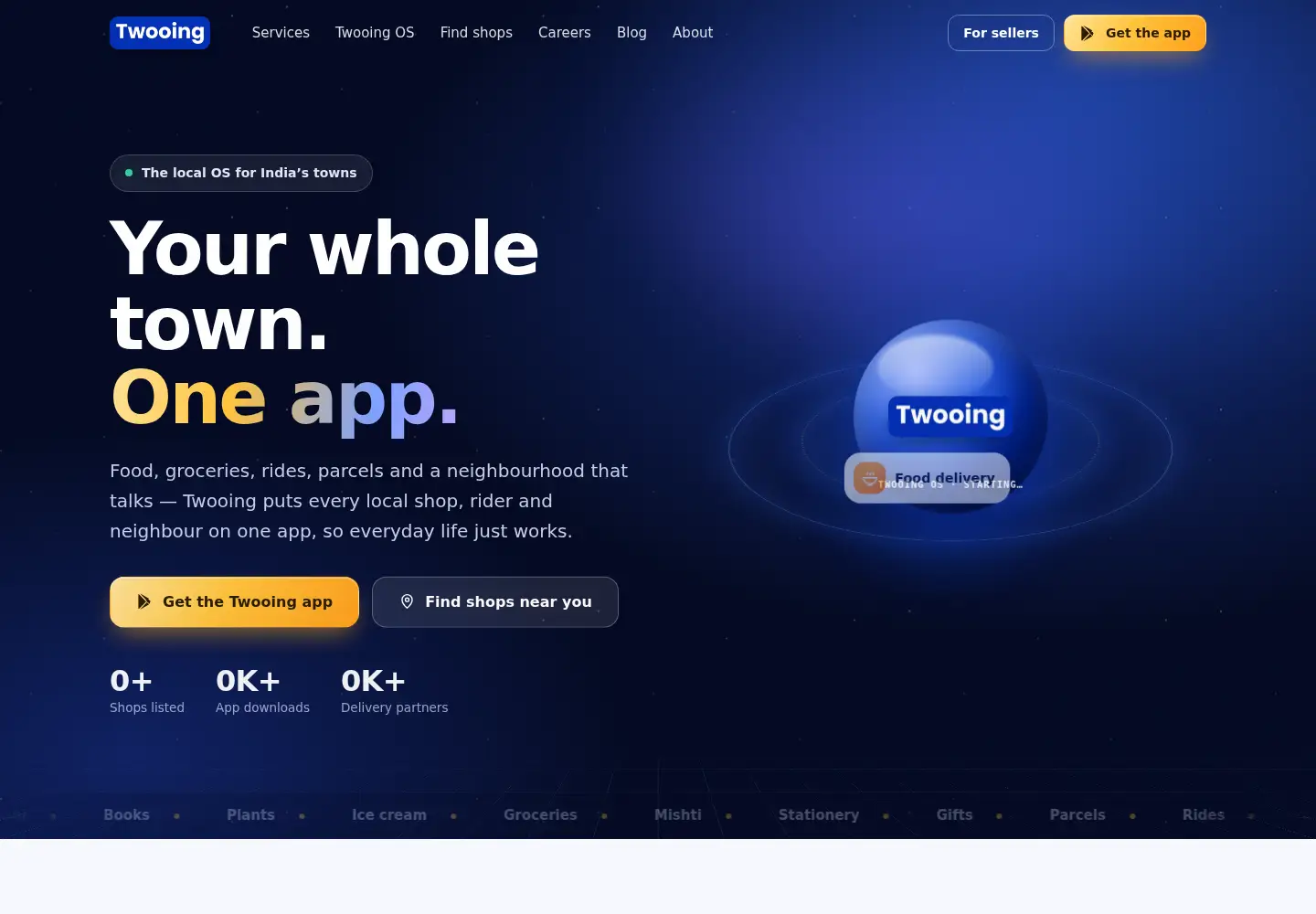 Captured homepage of twooing.com in the current scan