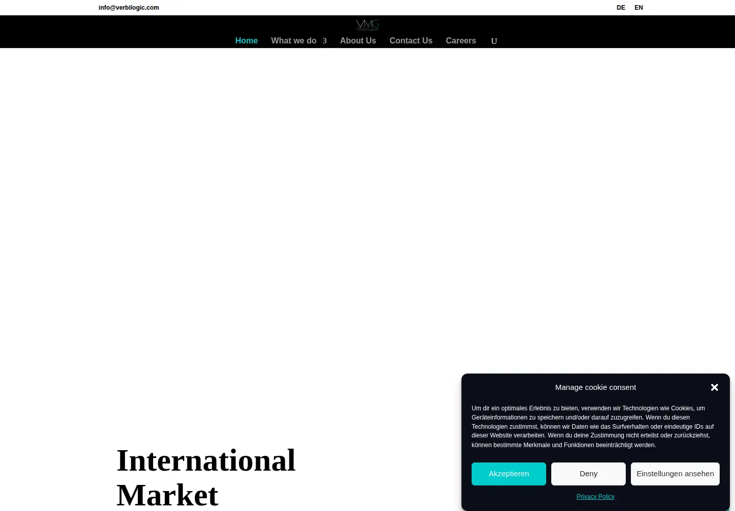 Screenshot of verbilogic.com