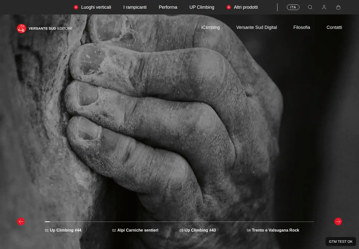 Screenshot of versantesud.com