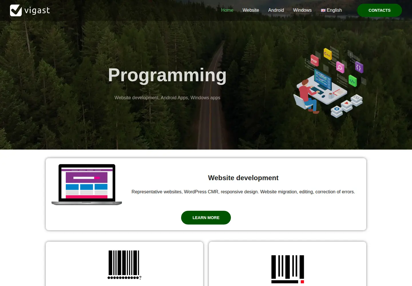 Screenshot of vigast.com
