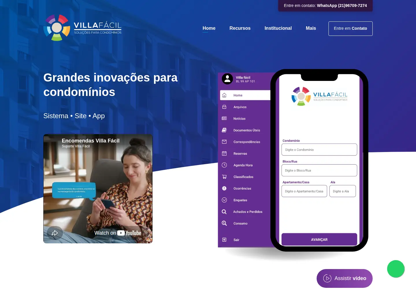 Screenshot of villafacil.com