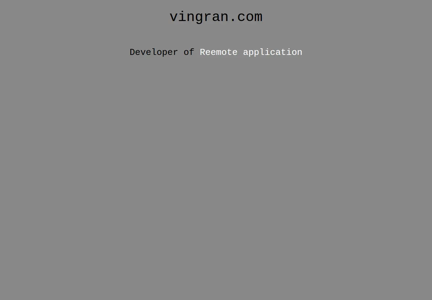 Screenshot of vingran.com