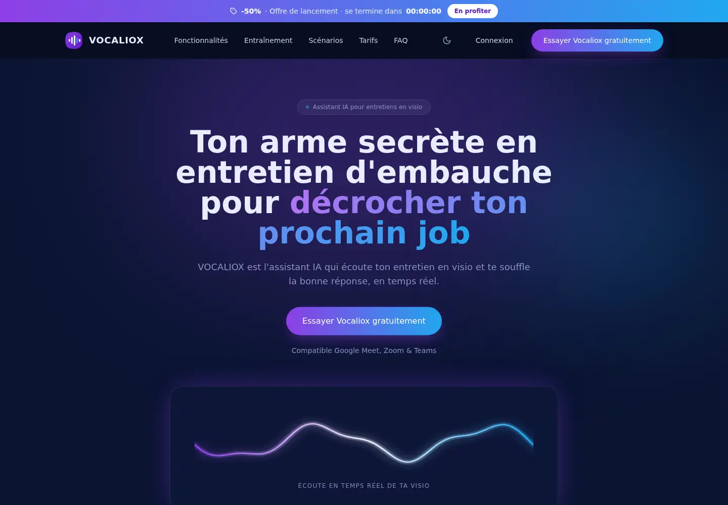 Screenshot of vocaliox.com