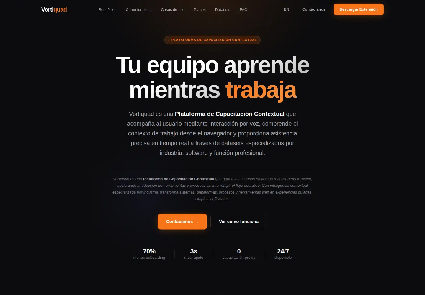 Screenshot of vortiquad.com