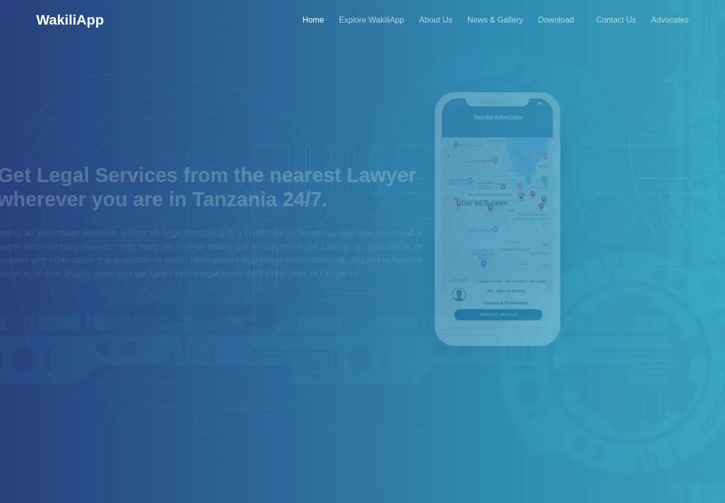 Screenshot of wakiliapp.com